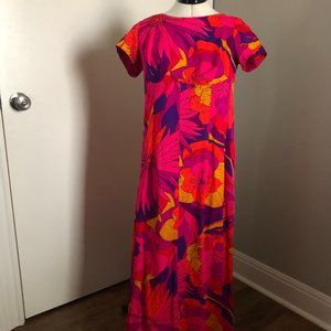 Psychedelic Vintage Maxi Dress - Sun Fashions of Hawaii